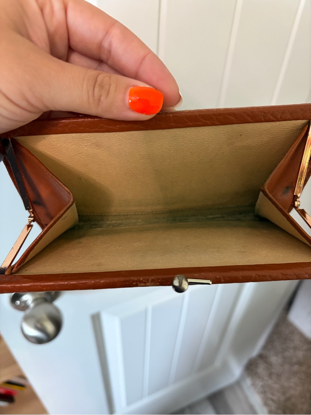 Dooney & Bourke Brown Leather Wallet Clutch - Picture 4 of 4